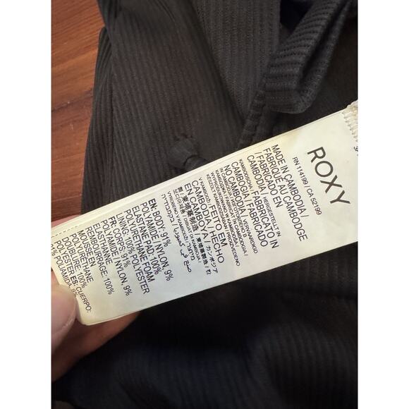 ROXY RIB ROXY LOVE THE MUSE ONE PIECE Black SWIMSUIT SIZE XXL NWT $98 - Picture 11 of 16